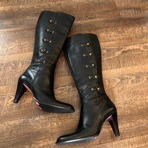 BEAUTIFUL NEW NINA LEATHER BOOTS size 7